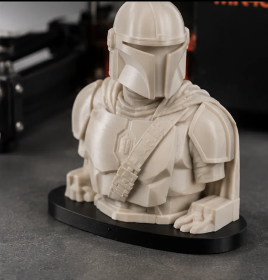 Detailní sběratelská busta z 3D tisku